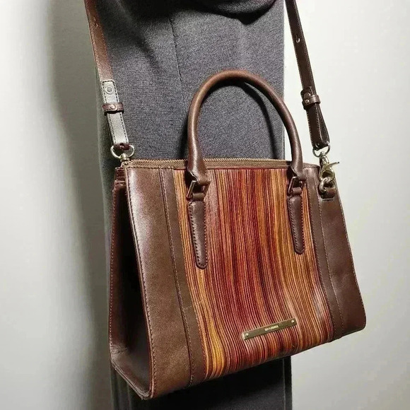 Brahmin Balsa Mini Asher Crossbody Handbag In Original Dust Bag - Picture 2 of 11